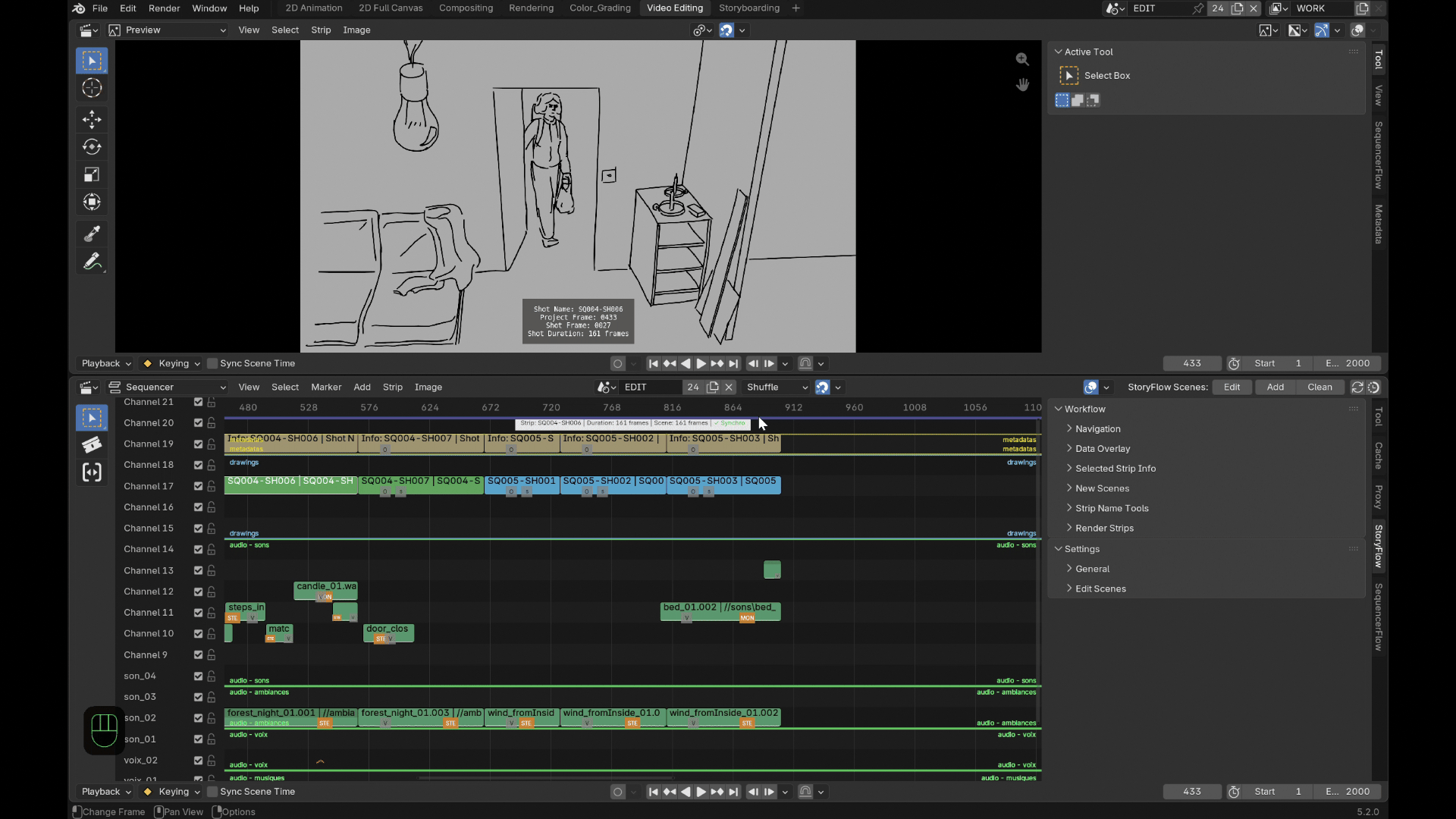 Batch-adding and placing several shots at once